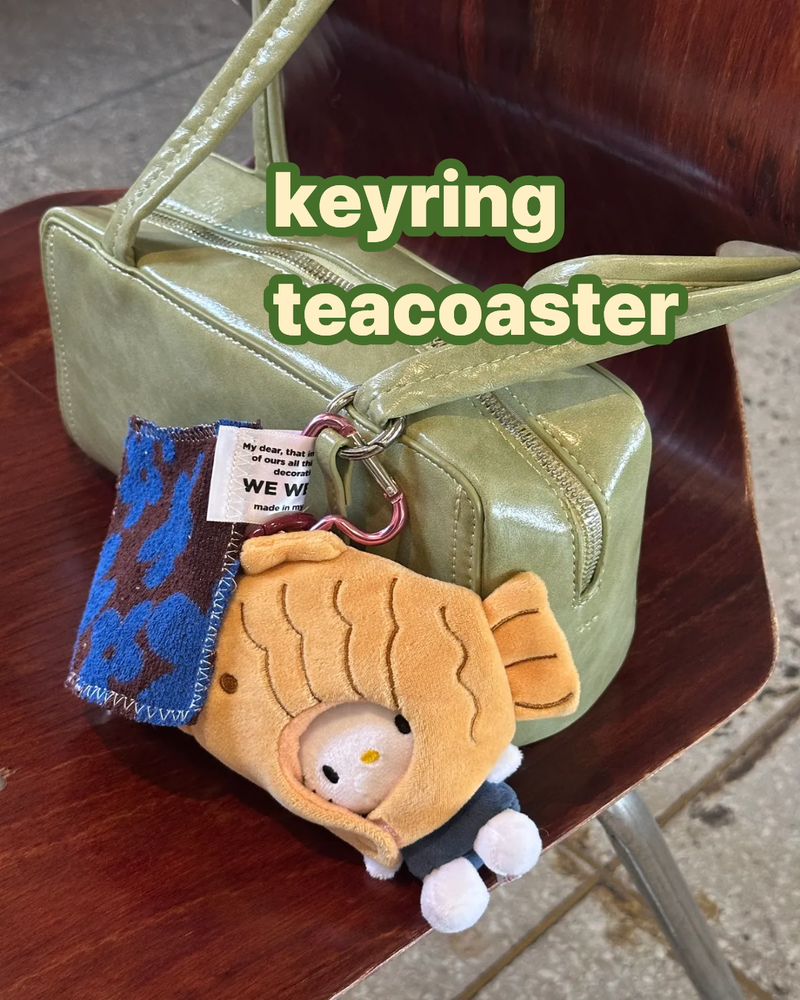 keyring teacoaster