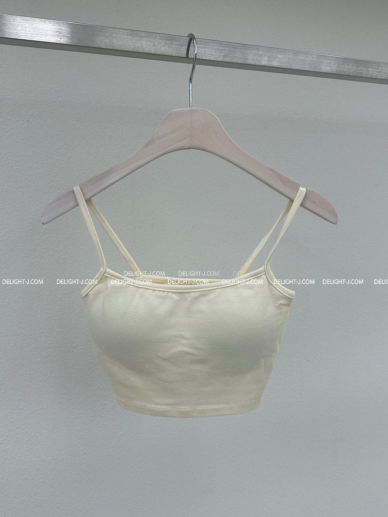 7 color cropped bra top sleeveless