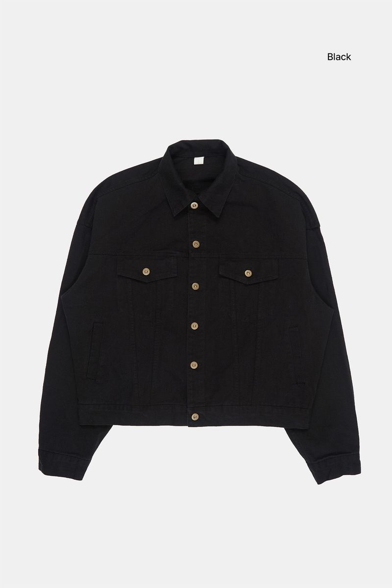 Ely washed loose trucker jacket