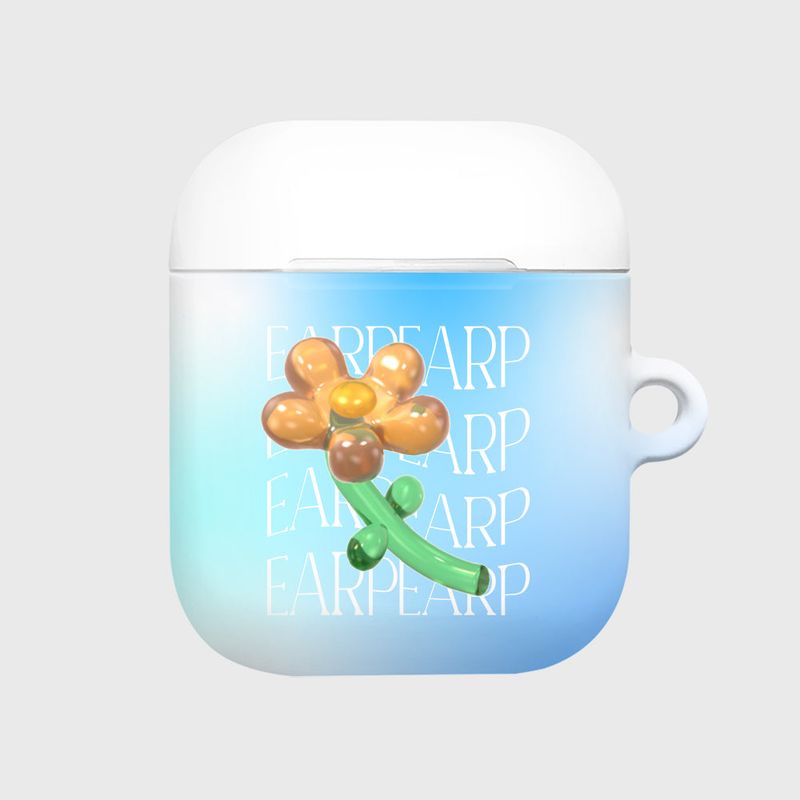 EARPEARP(アプアプ)の「JELLY FLOWER-SKY BLUE(AIR PODS-HARD)(Hats)」
