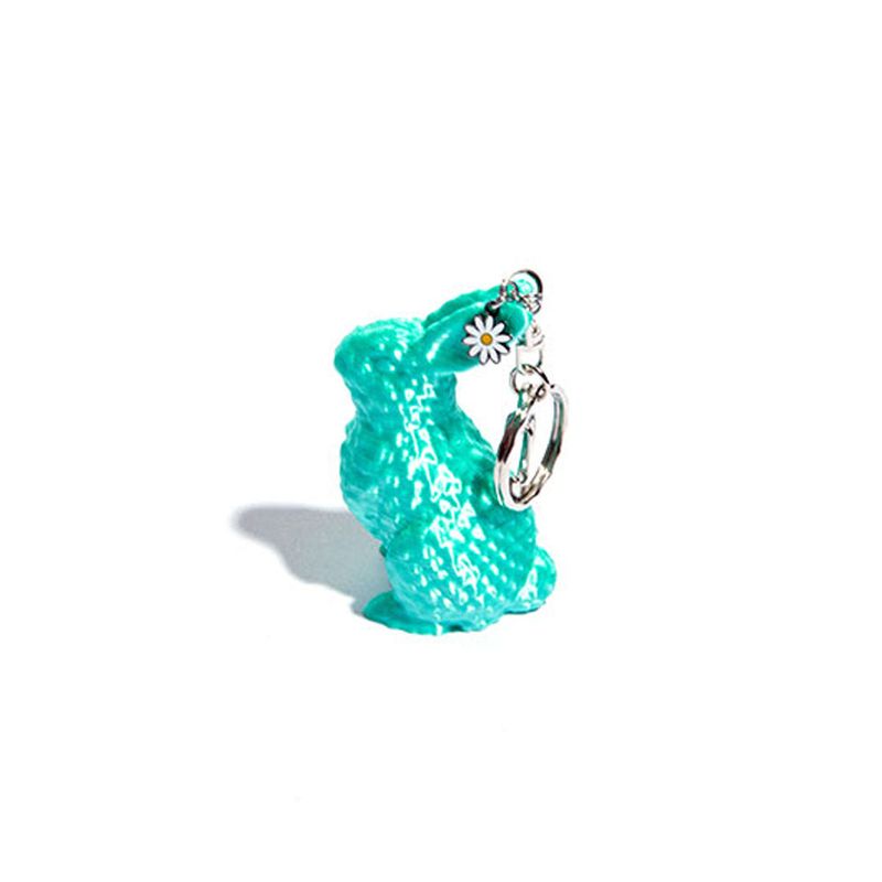 3D BLiNG RABBiT KEYRiNG