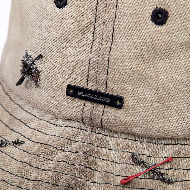BBD Division Smile Logo Denim Bucket Hat (Black)