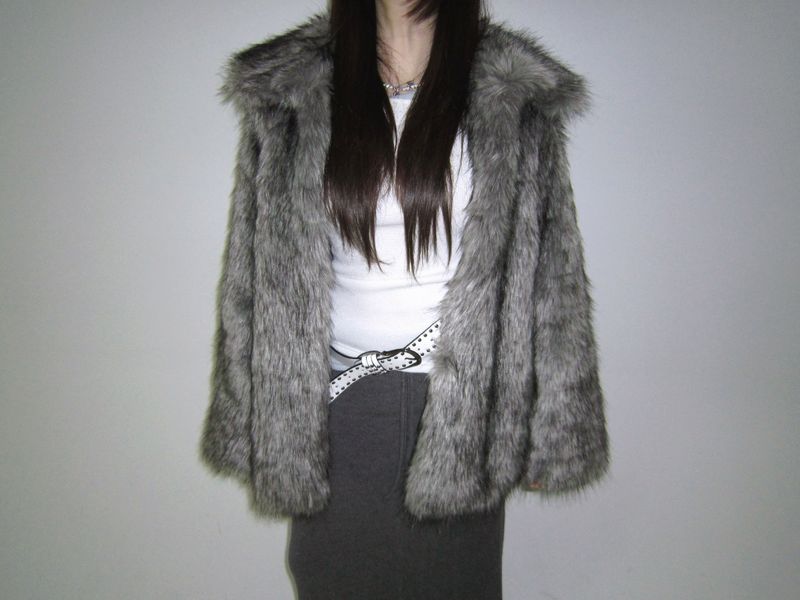 High neck fur-JK