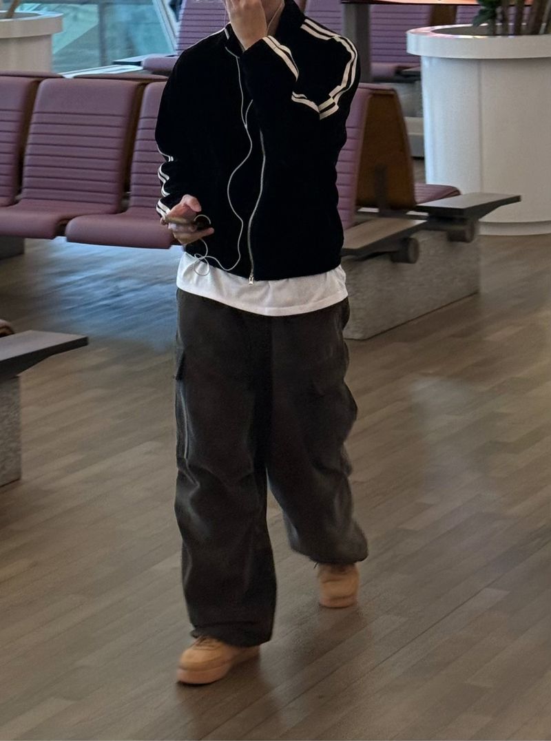 LOG CORDUROY CARGO PANTS