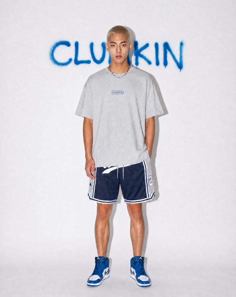 ドゥードゥルロゴTシャツ (MELANGE GREY) [MEN]