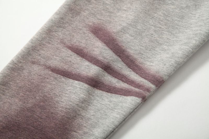 【Keshi】SPRAY RED SHORT CUT ZIP HOODIE