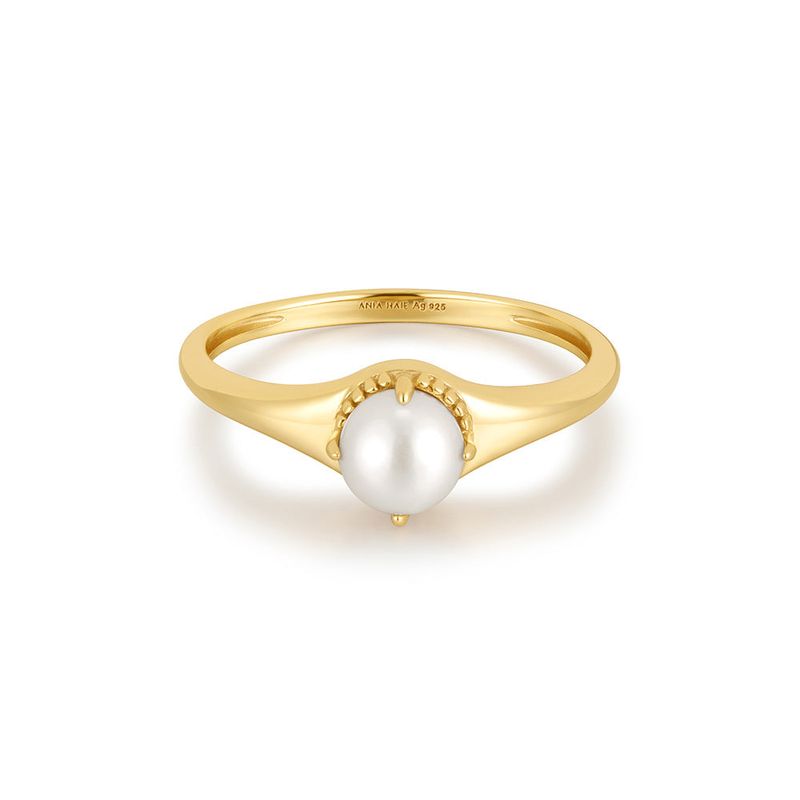 ANIA HAIE（アニア ハイエ）の「【キム・ヨナ着用】淡水パールスタッキング925シルバーリングR058-06G（アクセサリー）」