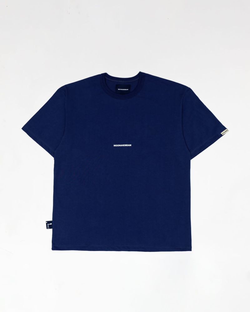 MOONANDBEAM（ムーンアンドビーム｜）の「MOONANDBEAM LOGO TEE (BLUE)（Tops）」