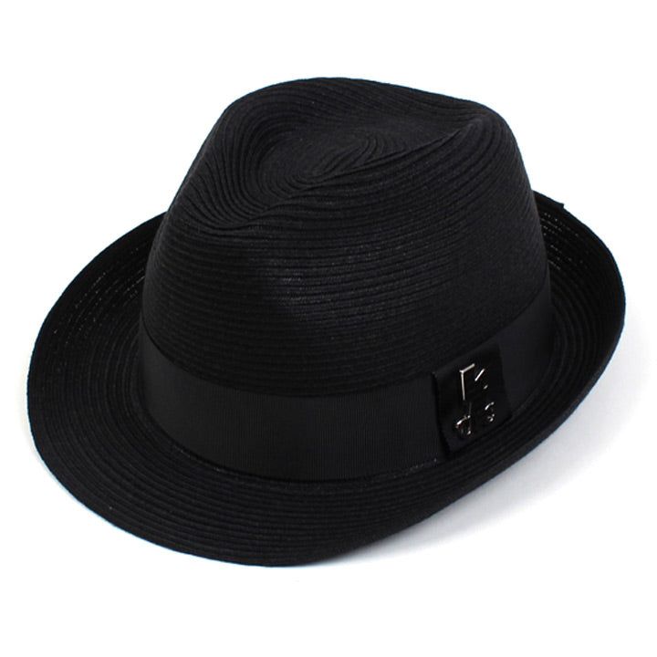 Soft Summer Black Short Fedora