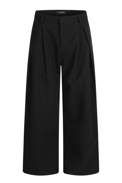 Draped Pleated Trousers