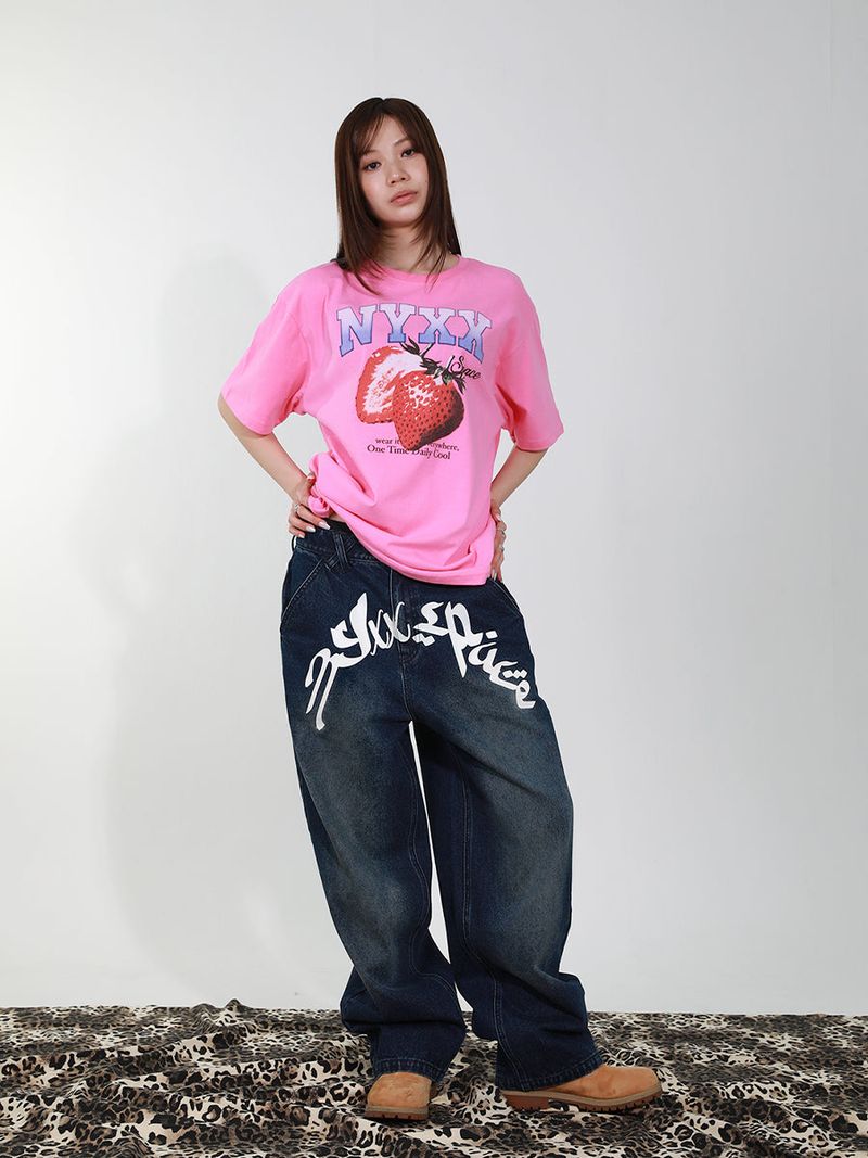 GRAFFITY DENIM PANTS (INDIGO)