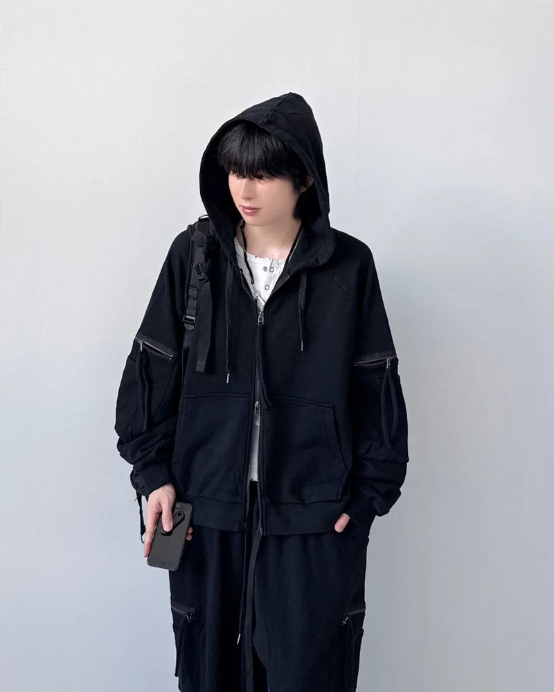 Lexia Crop Hood Zip-Up