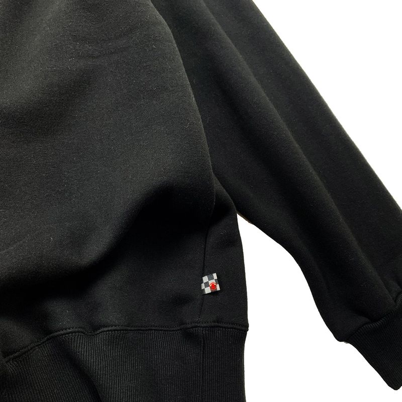 SMOKING SKULL SWEAT SHIRT BLACK