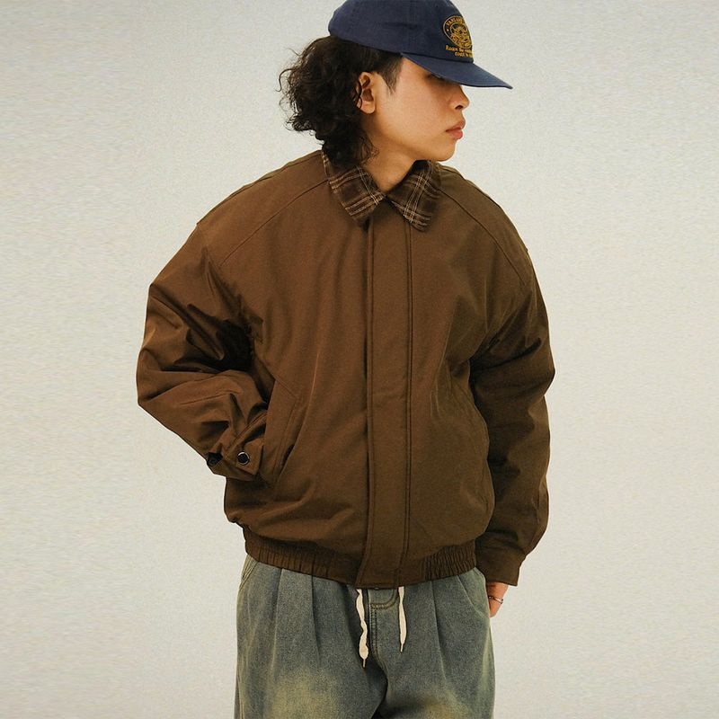 SEMIKAJI（セミカジ）の「TO Check Layered Padding Jumper（Jackets/Outerwear）」