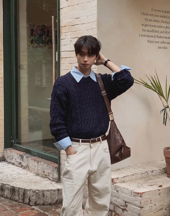 Kaito Cable Loose Fit Knit