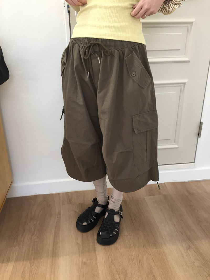 Move Cargo Bermuda Pants (4color)