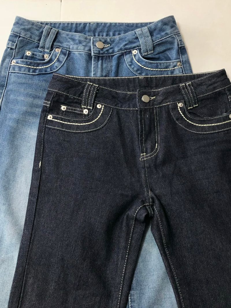 Stitch Low Bootcut Denim