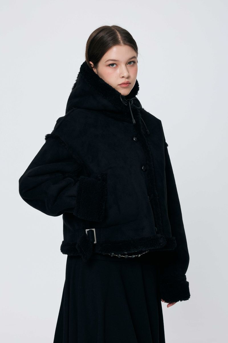 ADORABLE HOOD MUSTANG / BLACK