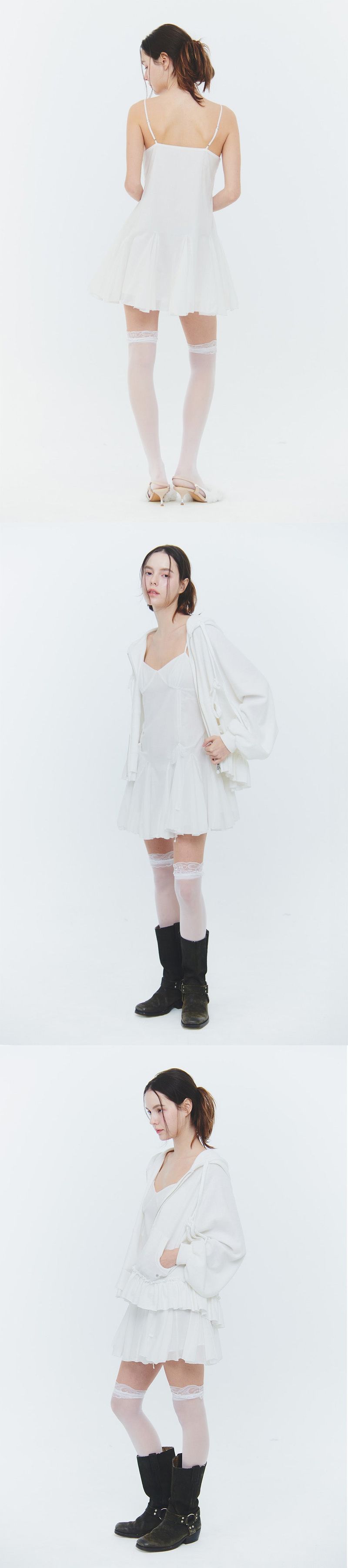 ARIEL LACE DRESS white