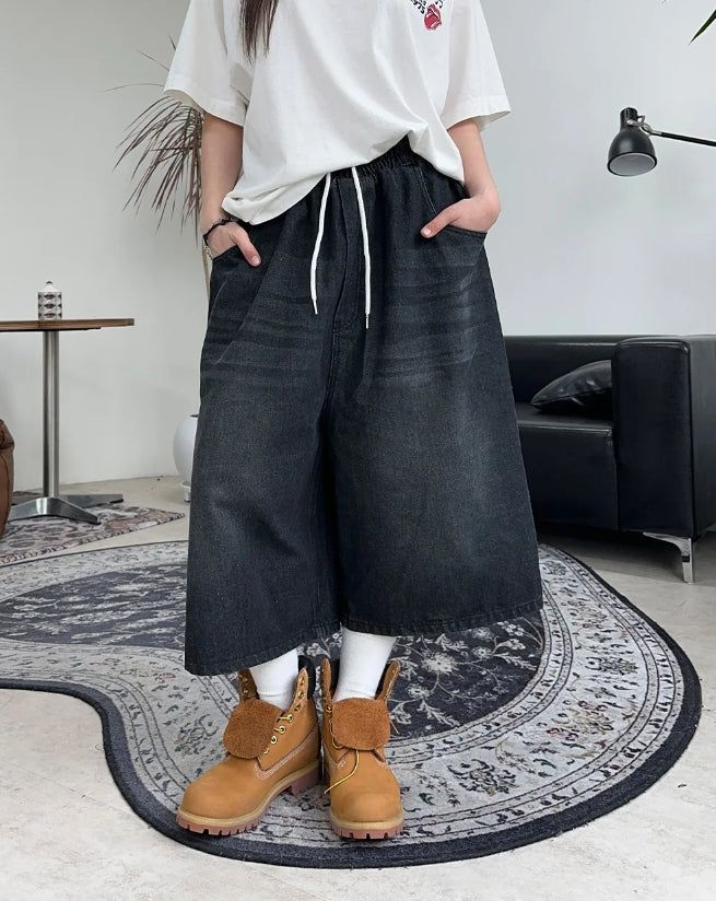 SATIIIZ（サティーズ）の「Ethan Carpenter Bermuda denim pants（Pants）」