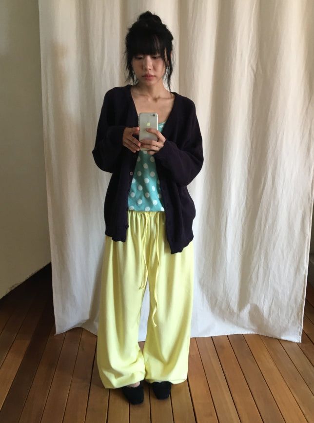 26SS★ [BAONHAUS] Alt Color Banding Wide Jogger Pants