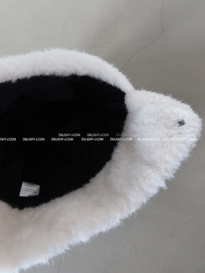 Roll-up Fake Fur Earned Truffle Hat
