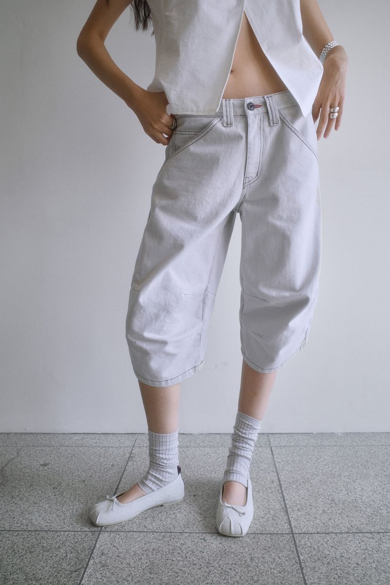 PORTERNA(ポルテナ)の「26SS★ CINCH BACK STITCH BERMUDA PANTS(Pants)」