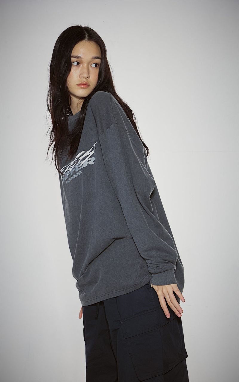 GRAFFITI LONG SLEEVE_GRAY