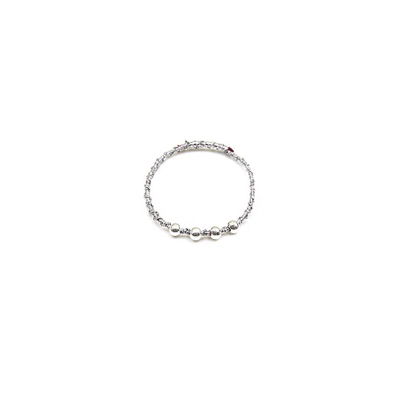 [CCNMADE] 菊 Silver Ring (Skyblue)