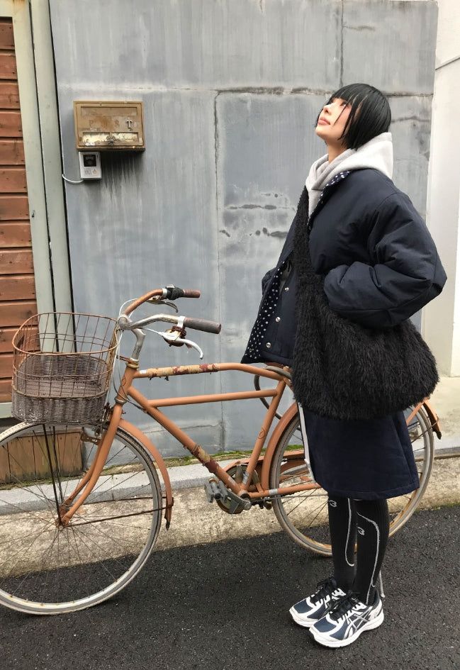 (Lining Fleece) SUEDE MIDI SKIRT