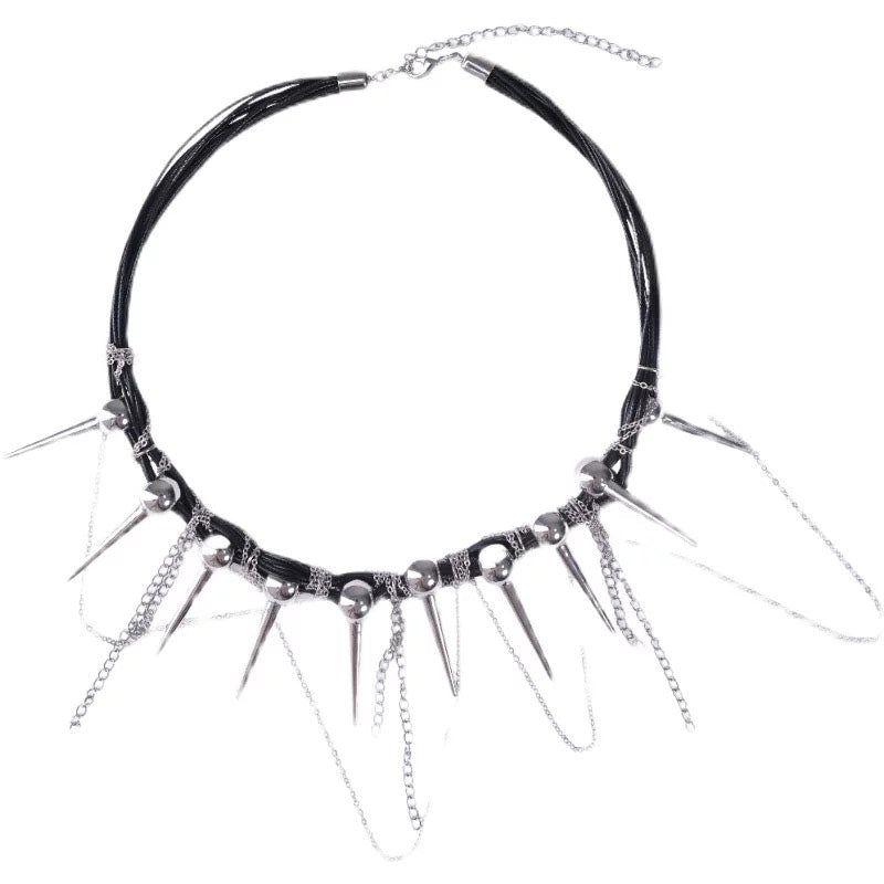 Rivet chain necklace