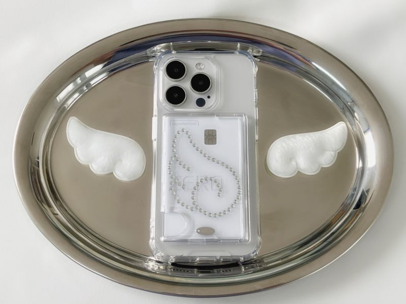 Angel Core Cubic Wing MacSafe Card Wallet 
