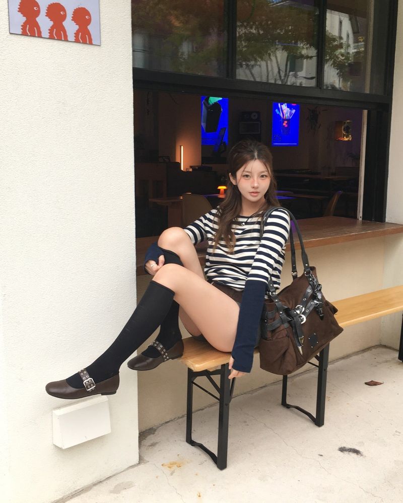 Eyelet Strap Maryjane - 3color