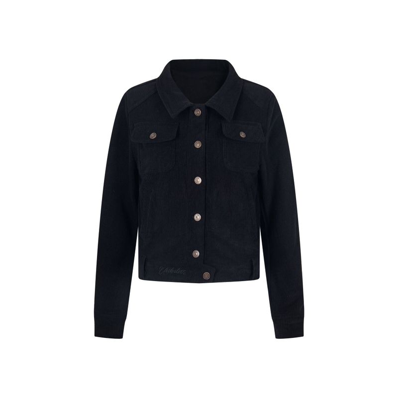 Cozy&Kitsch（コージーアンドキッチ）の「Canon Black Corduroy Short Jacket（Jackets/Outerwear）」