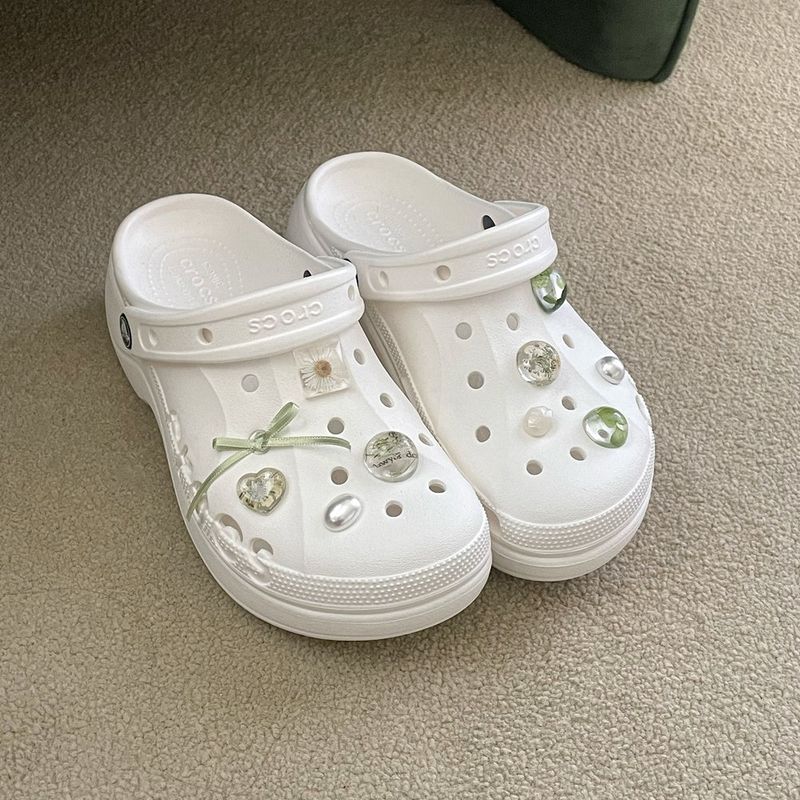 [made]vintage floural ver resin shoes charm set 