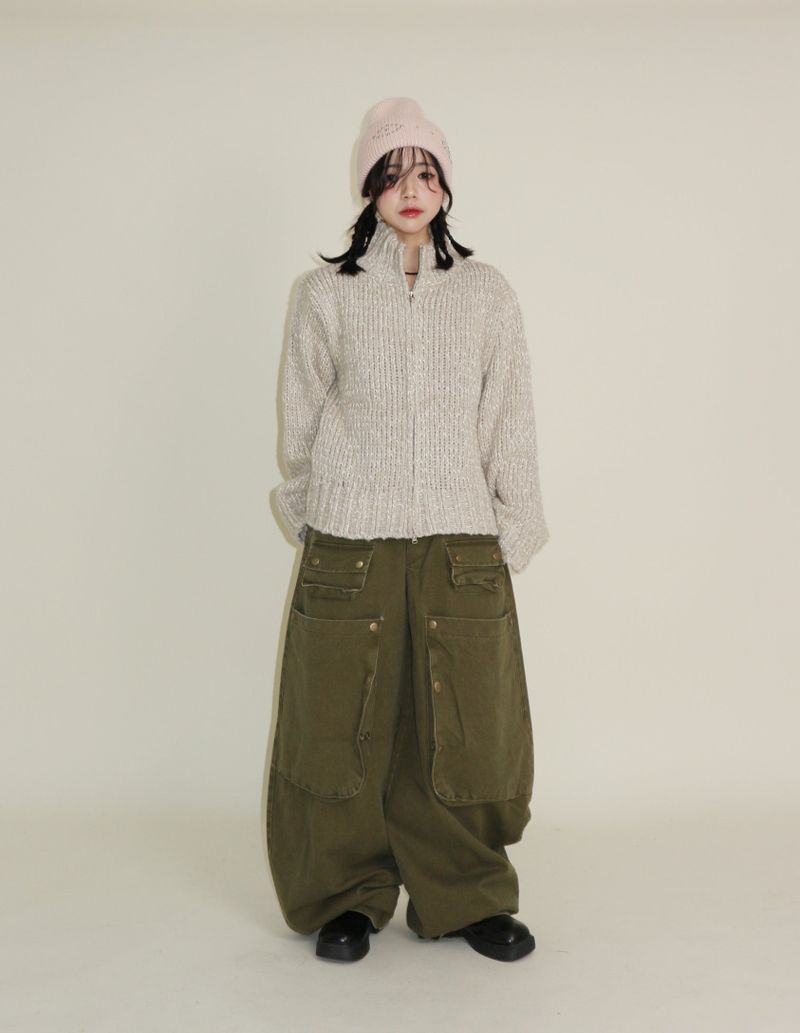 Boehm Boksarthy high neck two-way cardigan (outer)