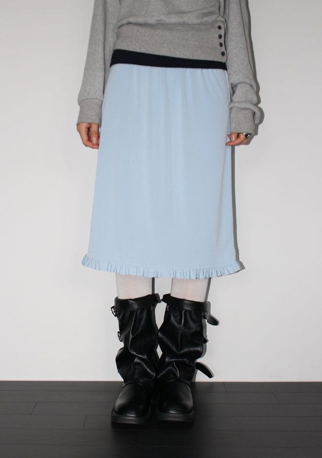 AAKE(アケ)の「SORBET FRILL MIDI SKIRT(Skirts)」