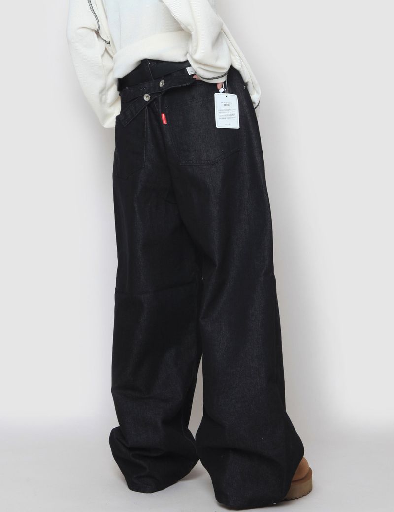 nutellike(ヌテールライク)の「Beazy snap raw pants(Pants)」