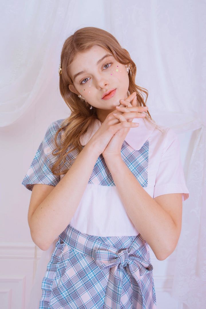 pastel pink onepiece