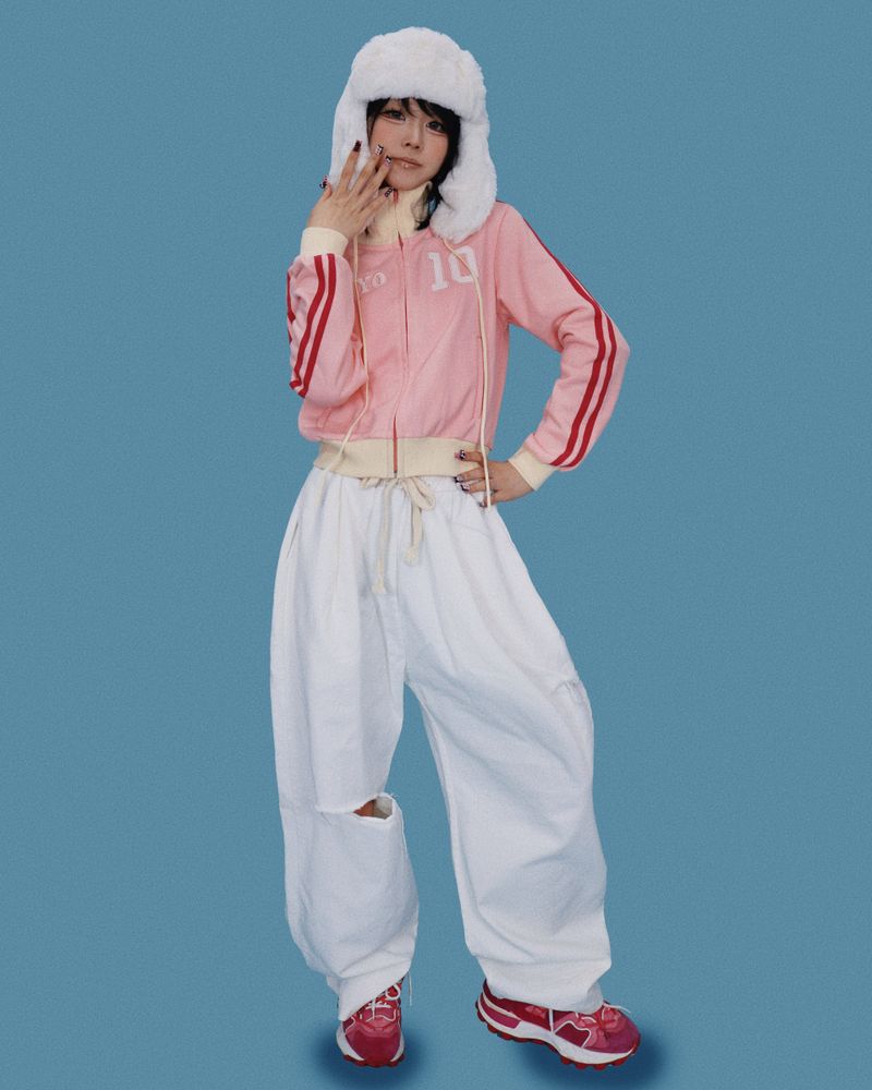 damage boxy pants (3color)