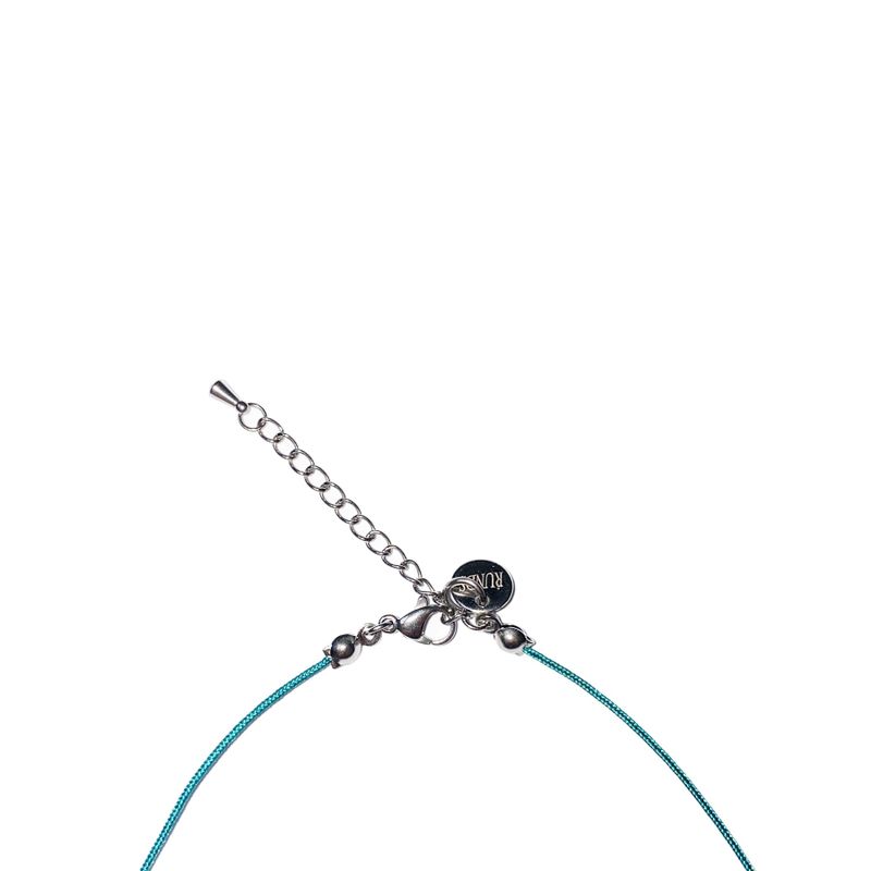 blue-green gemstone necklace