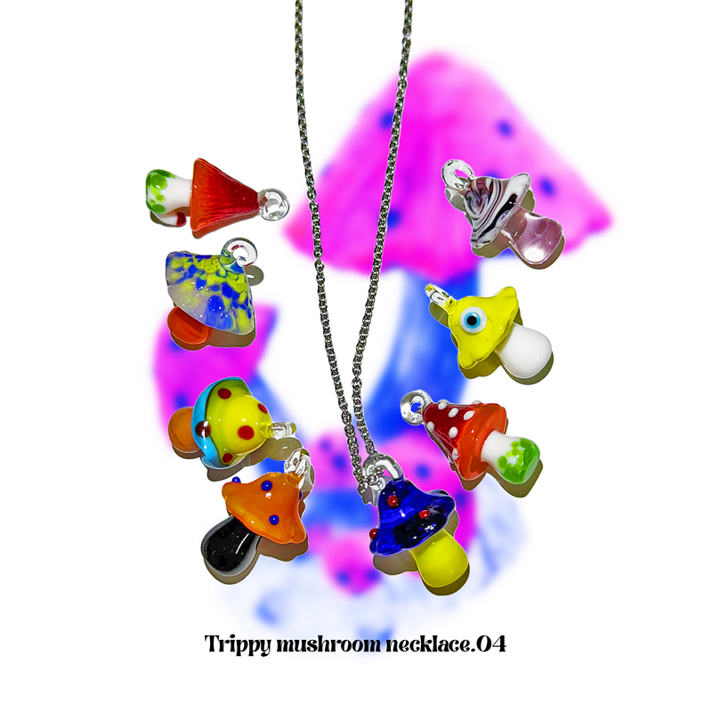 [Boynextdoor Leehan/KickFlip Kyehoon] Trippy mushroom necklace.04 (8type)