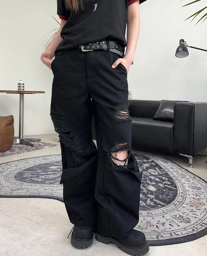 Det Dual Eyelet Long Belt