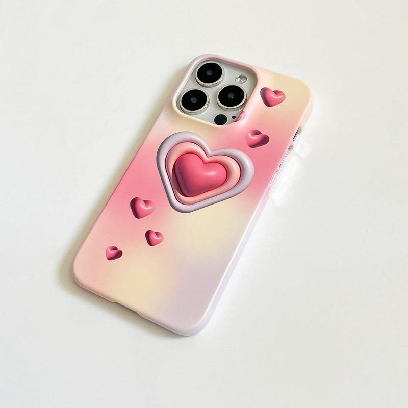 Heart Pink (Matt Phone Case)