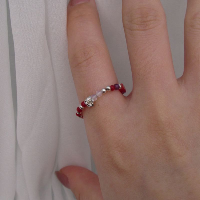[CCNMADE] Kingstone Plumeria Ring (7color)