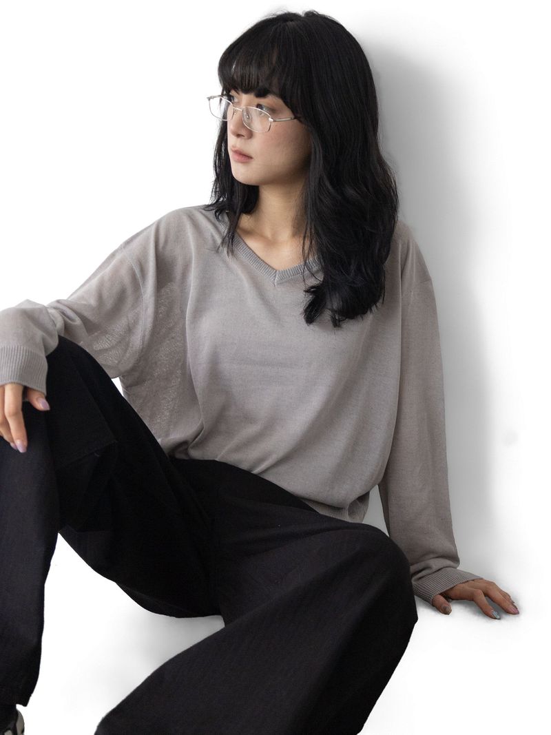 Rian V-Neck Basic Knit