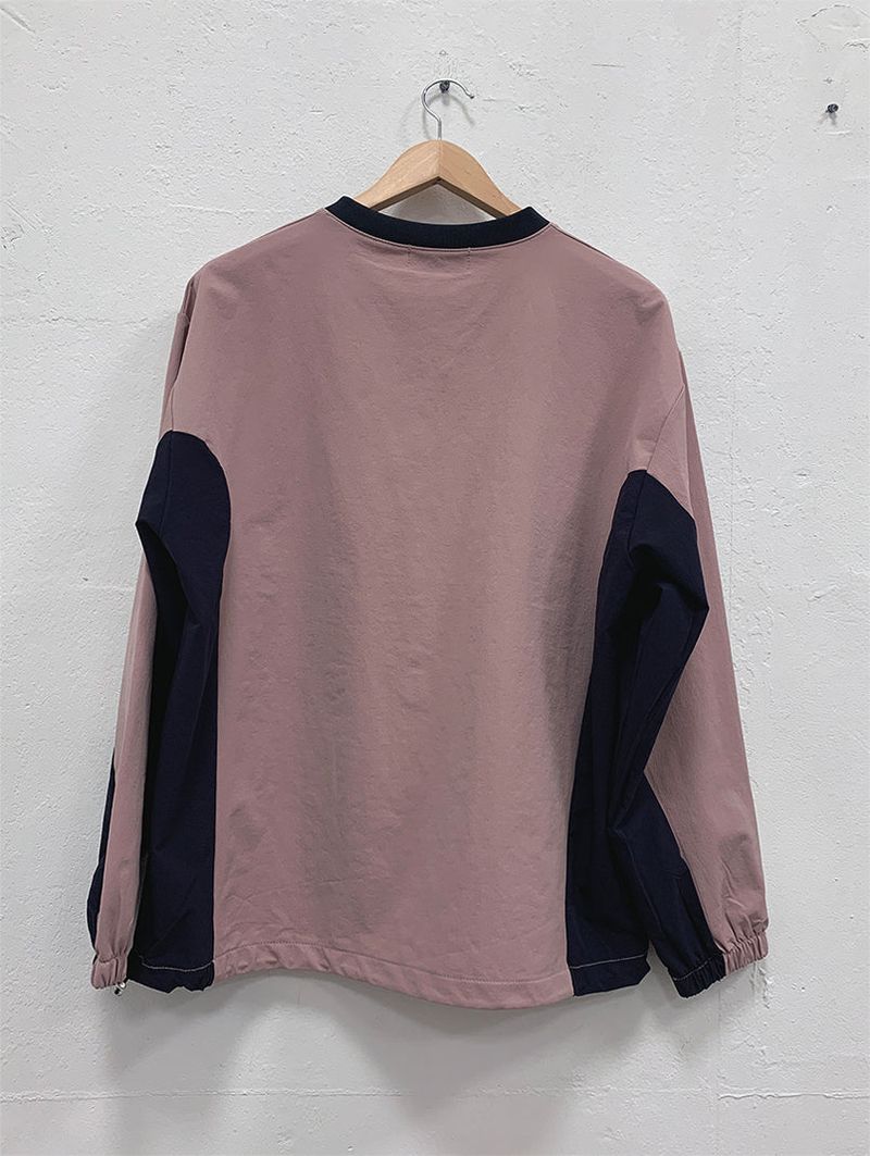 CARLI SPORTY NYLON SWEAT SHIRT (3COLOR)