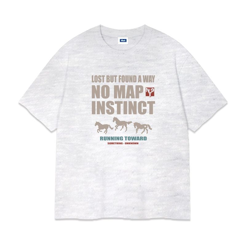 no map instinct over fit t-shirt (4color)