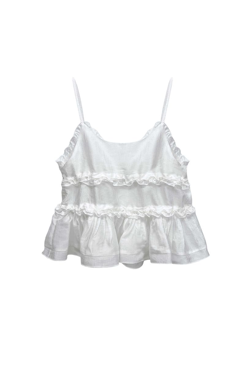 GENIE SLEEVELESS TOP / WHITE