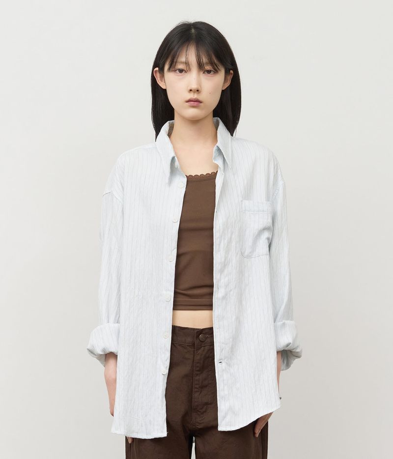HIFIFNK(ハイファイファンク)の「Mach Striped Shirt(Tops)」